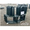 Image 2 : (3) TOMBSTONE BALE FEEDERS