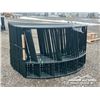 Image 2 : (4) SLANT BAR ROUND BALE FEEDERS