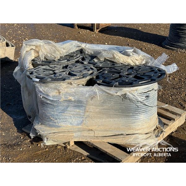 (4) ROLLS OF MISC CABLE