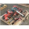 Image 2 : QTY OF HAND SAWS & MISC SHOP TOOLS