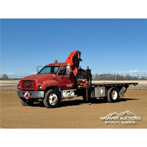 2000 GMC C7500 S/A PICKER TRUCK