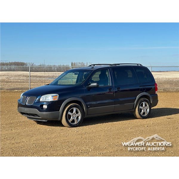 2007 PONTIAC MONTANA MINI VAN