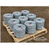 Image 4 : (9) ROLLS OF BARBED WIRE