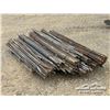 Image 1 : (11) BUNDLES OF STEEL T-POSTS