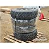 Image 1 : (4) MICHELIN 9.00R16 TIRES & RIMS