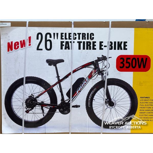 26 IN. FAT TIRE ELECTRIC BIKE
