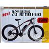 Image 1 : 26 IN. FAT TIRE ELECTRIC BIKE