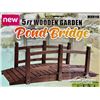 Image 1 : WOODEN GARDEN POND BRIDGE
