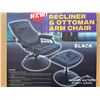 Image 1 : RECLINER CHAIR W/OTTOMAN