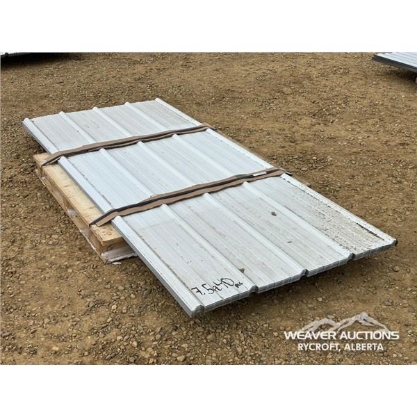 (40) 7.5 X 3 FT. STEEL SHEETS