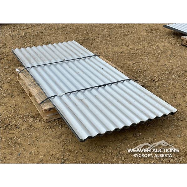 (40) 7.5 X 3 FT. STEEL SHEETS