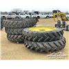 Image 2 : (5) GOODYEAR 380/90R46 SPRAYER TIRES