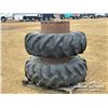 Image 2 : (2) GOODYEAR 18.4-26 DUAL TRACTOR TIRES
