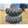 Image 4 : (2) GOODYEAR 18.4-26 DUAL TRACTOR TIRES