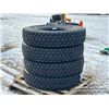 Image 4 : (4) KAPSEN 11R24.5 TRUCK TIRES