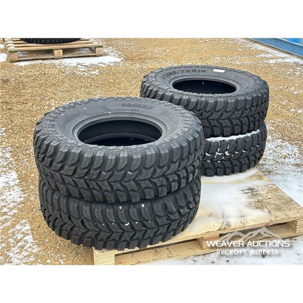(4) GRIZZLY 265/75R16 TIRES