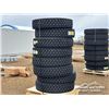 Image 1 : (8) ZWARTHZ 11R24.5 18 PR TRUCK TIRES
