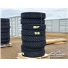 Image 2 : (8) ZWARTHZ 11R24.5 18 PR TRUCK TIRES