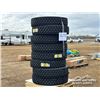 Image 4 : (8) ZWARTHZ 11R24.5 18 PR TRUCK TIRES