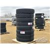 Image 2 : (8) KAPSEN 11R24.5 16 PR TRUCK TIRES