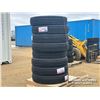 Image 4 : (8) KAPSEN 11R24.5 16 PR TRUCK TIRES