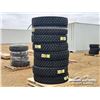 Image 1 : (8) ZWARTHZ 11R24.5 18 PR TRUCK TIRES