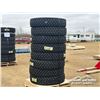 Image 2 : (8) ZWARTHZ 11R24.5 18 PR TRUCK TIRES