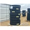 Image 1 : (8) ZWARTHZ 11R24.5 18PR TRUCK TIRES
