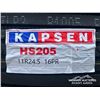 Image 5 : (8) KAPSEN 11R24.5 16 PR TRUCK TIRES