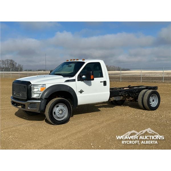 2012 FORD F-550 XLT CAB & CHASSIS