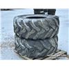 Image 2 : (2) HERCULES 21L-24 12 PLY R4 BACKHOE TIRES