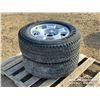 Image 2 : (2) CHEVROLET LT245/70R17 6 BOLT RIMS