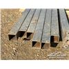 Image 6 : (7) 3 X 3 IN. 24 FT. STEEL TUBING