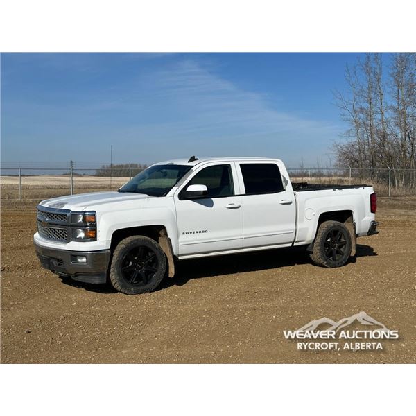 2015 CHEVROLET SILVERADO 1500 LT CREW CAB PICKUP