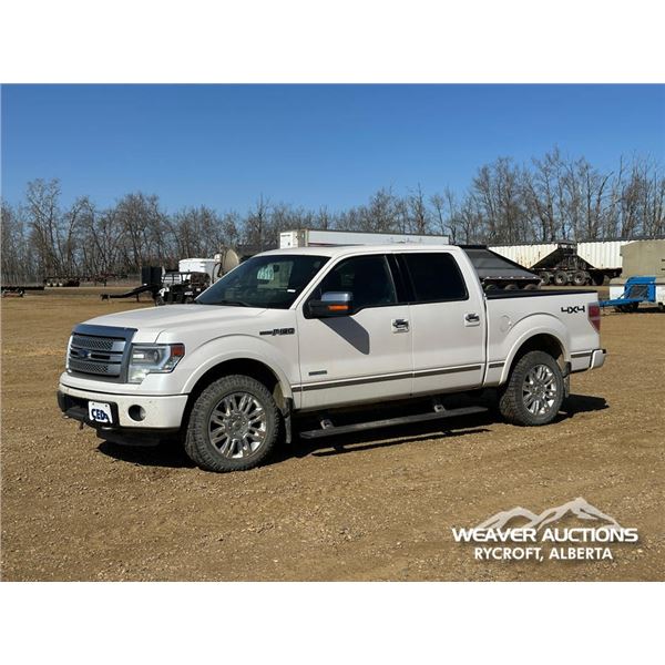 2014 FORD F-150 LARIAT PLATINUM CREW CAB PICKUP