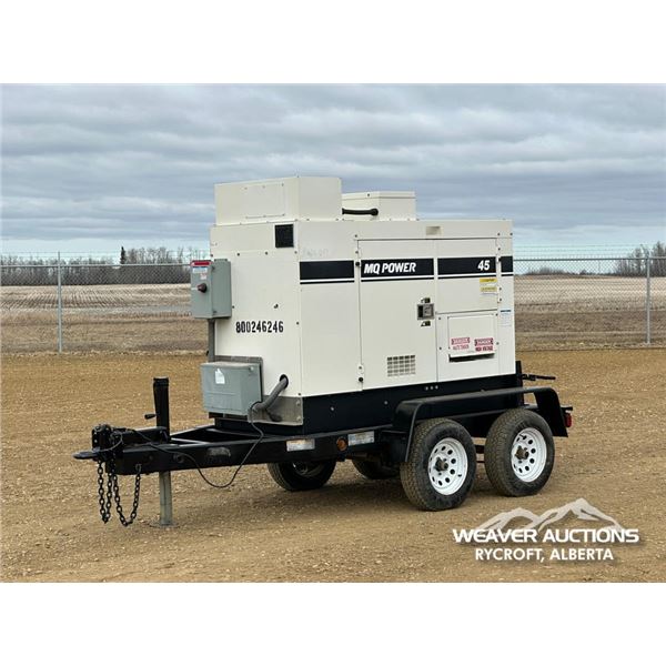 2019 MULTIQUIP 45 KVA T/A  DIESEL GENERATOR
