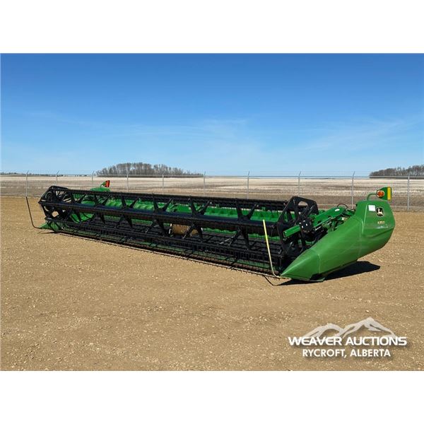 2012 JOHN DEERE 635D 35 FT DRAPER COMBINE HEADER