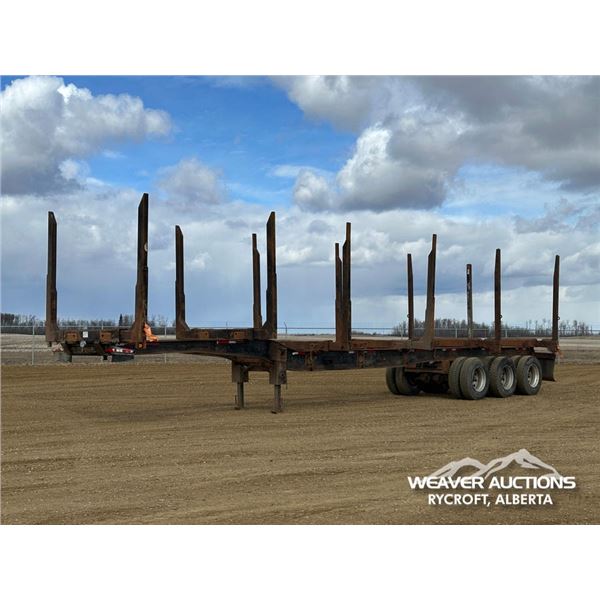 2001 PEERLESS 48 FT. TRIDEM HAYRACK LOG TRAILER