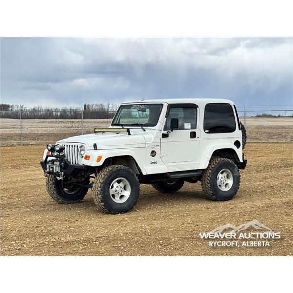 2000 JEEP WRANGLER 2 DOOR HARDTOP