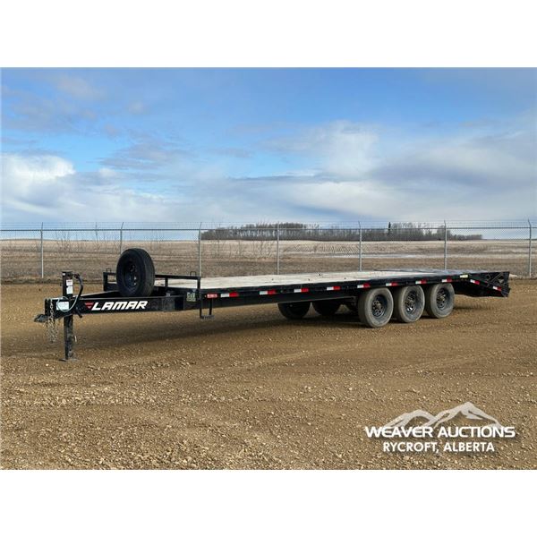 2019 LAMAR F8022637 21 FT. TRIDEM FLATDECK TRAILER