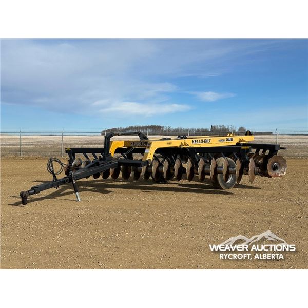 2012 KELLO-BILT 800 20 FT. OFFSET BREAKING DISC