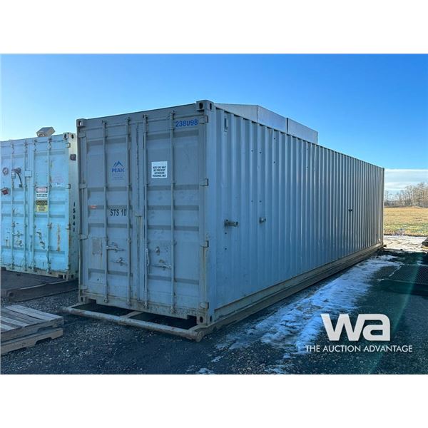40 FT. SHIPPING CONTAINER PORTABLE WASTE WATER
