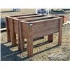 Image 2 : (3) STANDING GARDEN BEDS