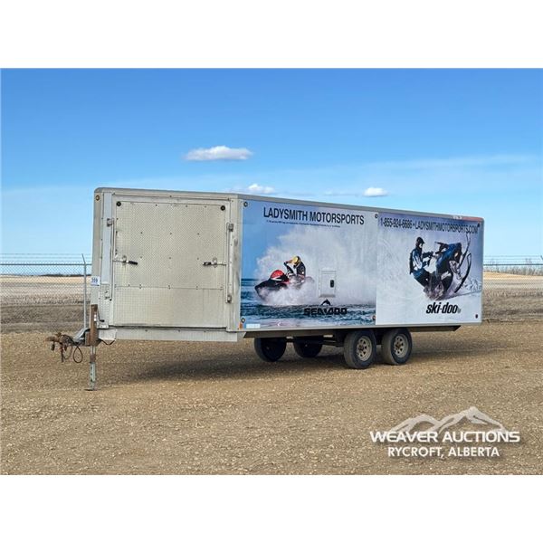 2010 NEWMAN 28 FT. T/A  ALUMINUM ENCLOSED TRAILER
