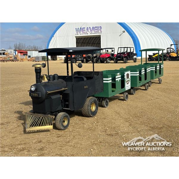 TRAIN WITH PASSENGER CARTS