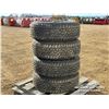 Image 3 : (4) GOODYEAR LT275/65R20 TIRES & RIMS