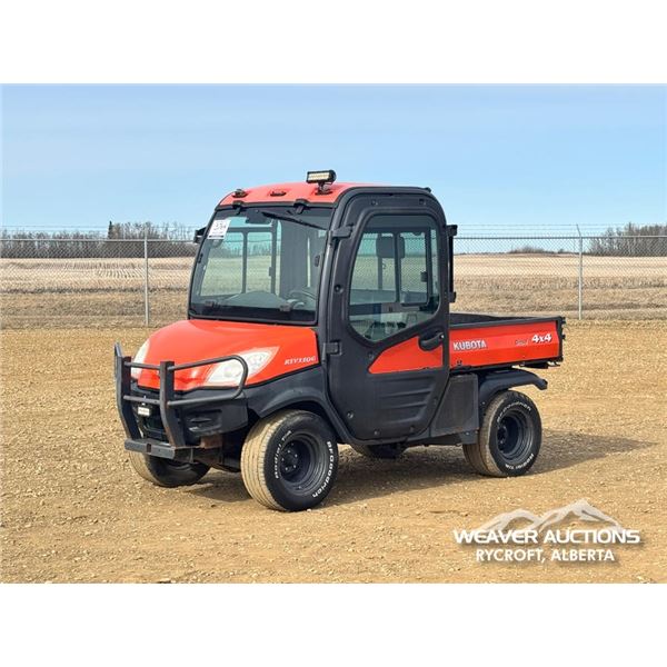 2013 KUBOTA RTV1100 SIDE BY SIDE