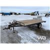 Image 1 : 2003 HOMEMADE 22 S/A FLAT DECK TRAILER