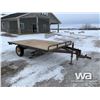 Image 2 : 2003 HOMEMADE 22 S/A FLAT DECK TRAILER