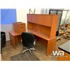 Image 1 : (4) PIECE OFFICE DESK, OFFICE CHAIR